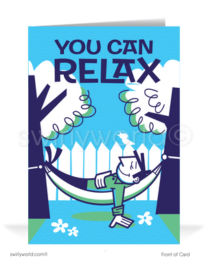 Humorous Business Father's Day Cards for Customers