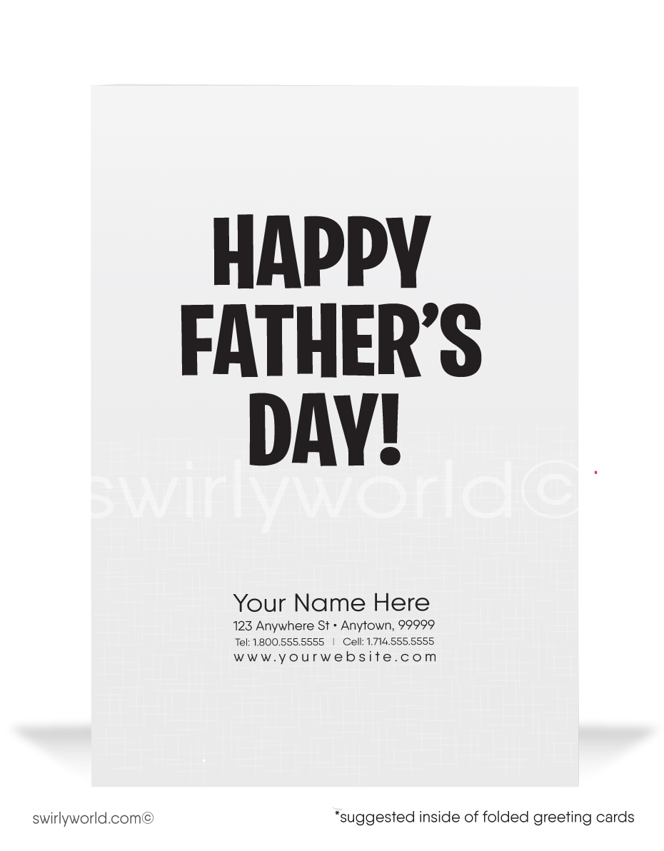 Cool Doing Business With You Happy Father's Day Cards