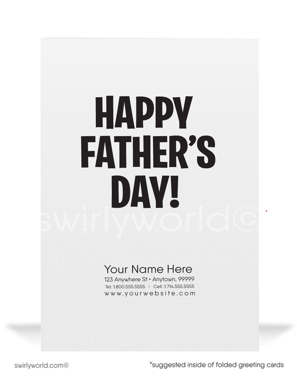 Cool Doing Business With You Happy Father's Day Cards