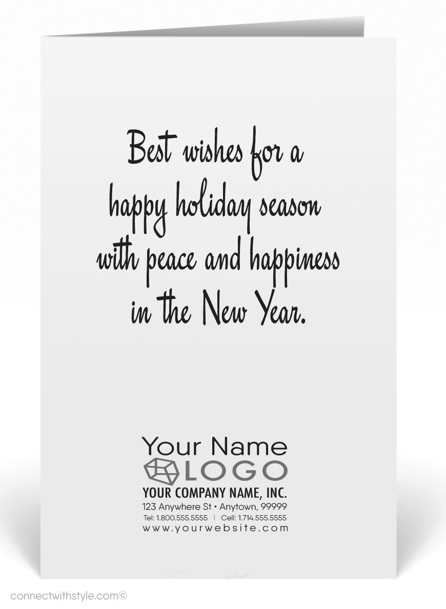 1950s Retro Vintage Christmas Tree Holiday Cards