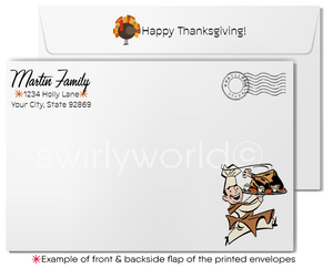 Funny Thanksgiving Card – Cartoon Turkey with "If It's The LAST Thing I Do" Humor