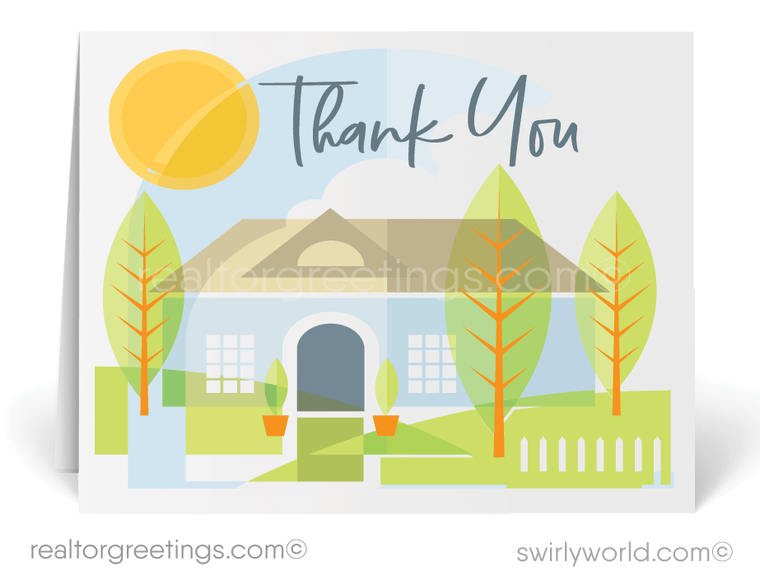 Thank You Referral Cards For Realtors