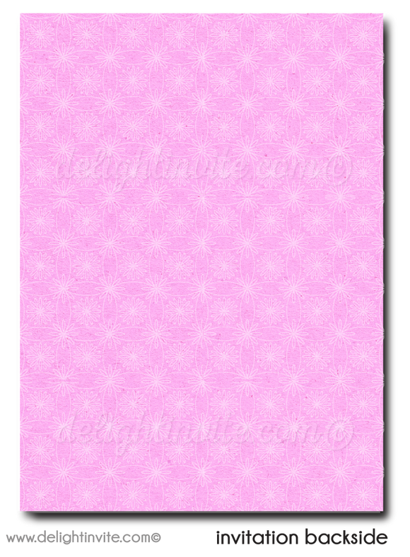 Navy and Pink Floral First 1st Holy Communion Invites for Girls