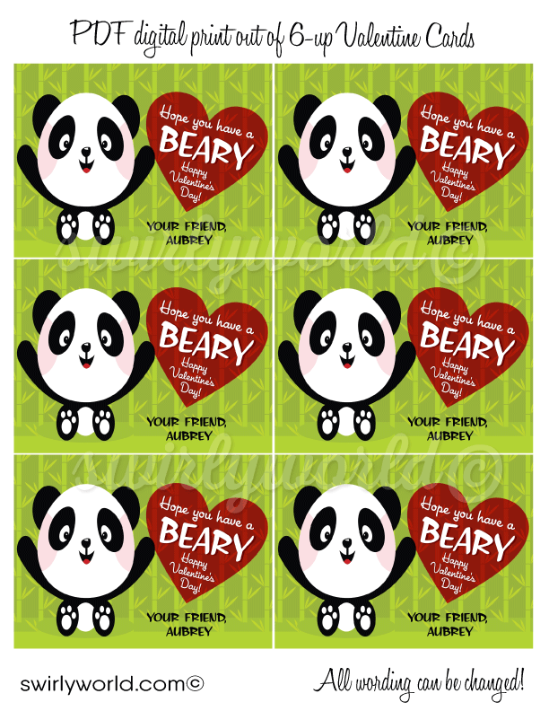 Valentine's Day Cards (Digital and Print Versions)