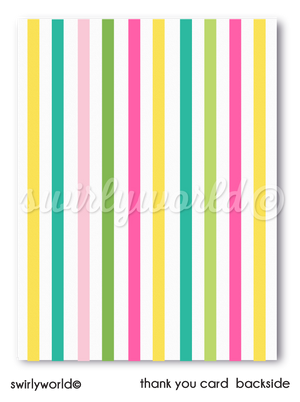 Look Who's Two? Cute Owl 2nd Birthday Party Invitation & Thank You Card Digital Download