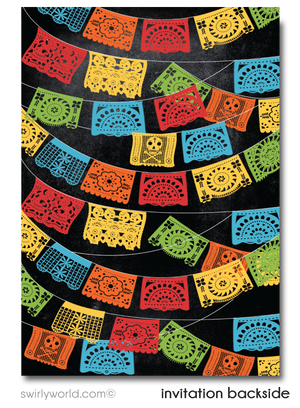 Mexican Fiesta First Holy Communion Digital Invitation & Thank You Set