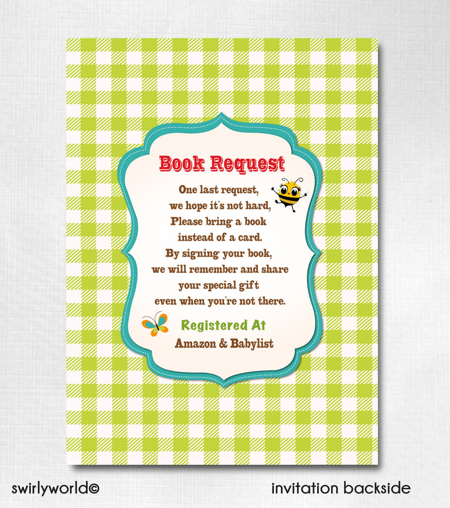 Darling Barnyard Baby Farm Animals Gender Neutral Couples Baby Shower Invitations