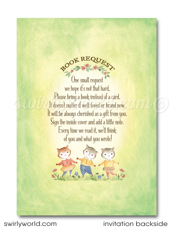 Mother goose sales baby shower invitations