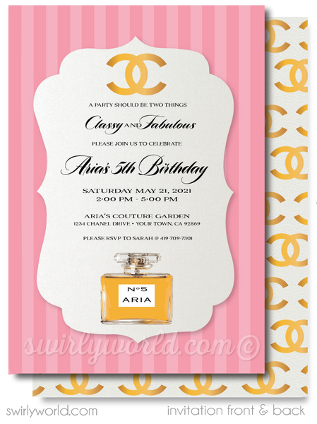 Pink Sexy Birthday Party Afro American and Event Invitation (sold in sets