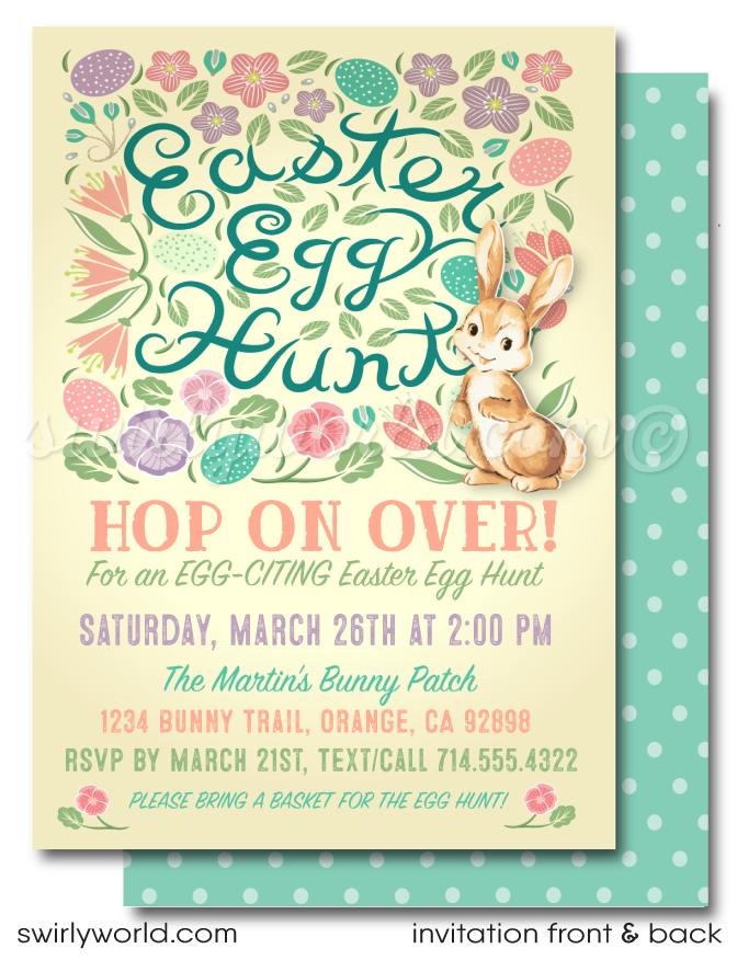 Easter Party Invitation Wording