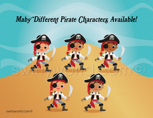 cute boy pirate sailer valentine's day cards for school classroom. Boy's pirate theme treasure Valentine cards.