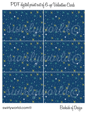 1960s Mid-Century Vintage Retro Kitsch Magician Magic Valentine Digital Printable