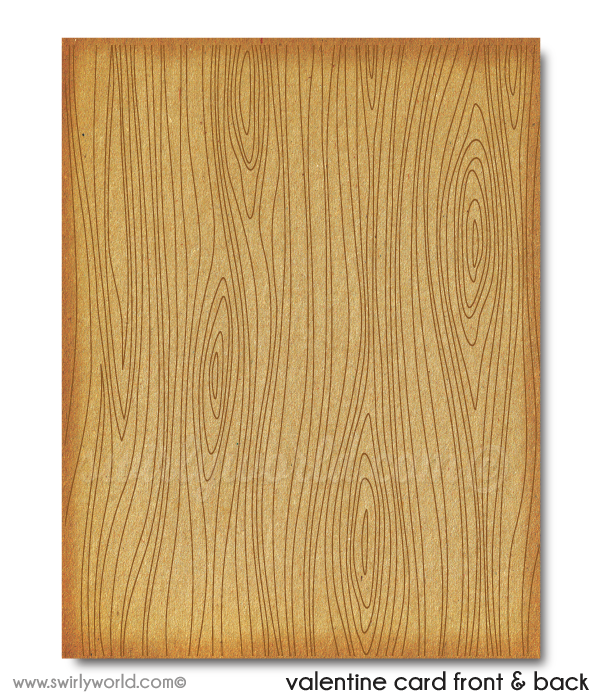 Vintage Fifties 1950s Cowboy Valentine's Day Card Digital Printable Download