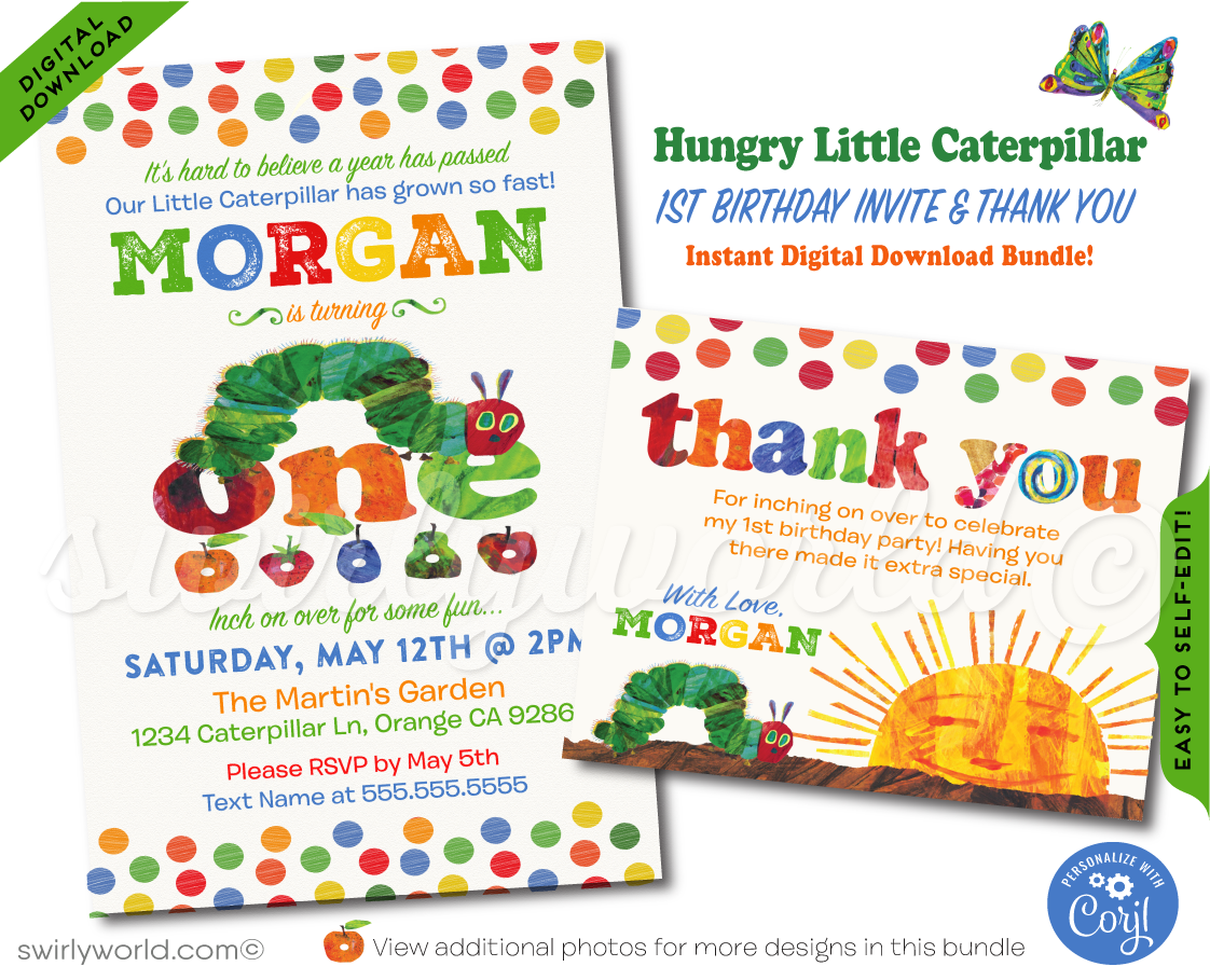 vintage-hungry-little-caterpillar-invitation-thank-you-card-design-for-swirly-world-design for Free Printable Hungry Caterpillar Invitations Vintage Hungry Little Caterpillar Invitation Thank You Card Design for - swirly-world-design for Free Printable Hungry Caterpillar Invitations