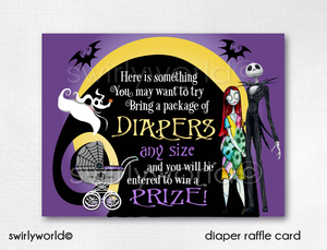 Digital Nightmare Before Christmas Halloween Baby Shower Bundle Set