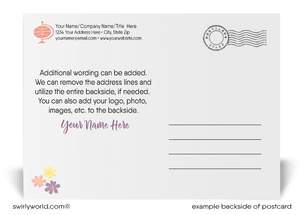 Beautiful Springtime Welcome Spring Marketing New Business Postcards