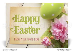 Vintage Rustic Happy Easter Postcards