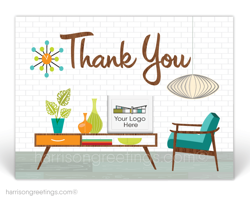 retro modern mid-century living room 