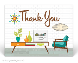 retro modern mid-century living room 