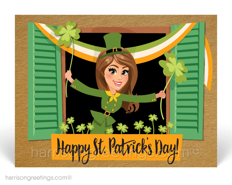 Happy St. Patrick's Day Postcards for Realtors