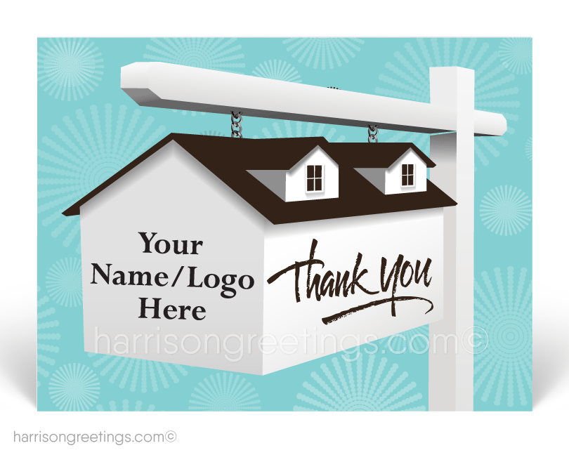 Client Thank You Postcards From Realtors