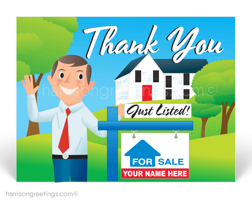 Client Thank You Postcards for Realtors