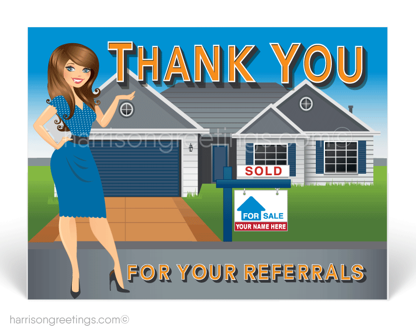 Client Thank You Postcards for Realtors