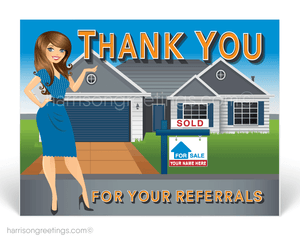 Client Thank You Postcards for Realtors