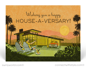 mid-century modern style house 