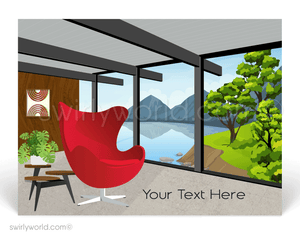 Mid-Century Retro Modern Womb Chair Eichler House Design