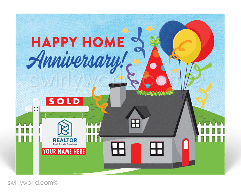 happy house-a-versary for your first year anniversary in new home