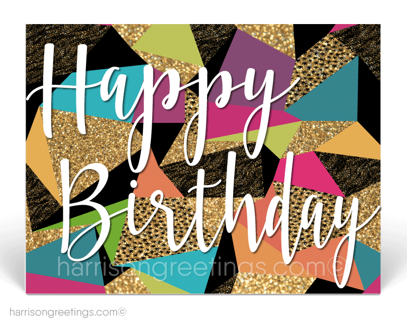 Business Happy Birthday Postcards for Customers