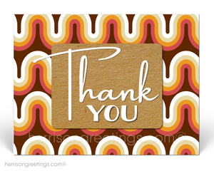 1960's Mid-Century Retro Modern Thank You Postcards 