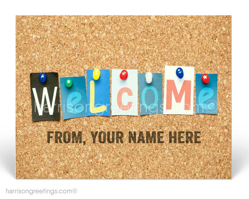 Welcome to Our Company Postcards for New Customers