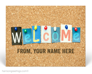 Welcome to Our Company Postcards for New Customers