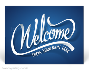 Welcome to Our Company Postcards for New Clients