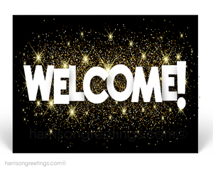 Welcome to Our Company Postcards for New Clients