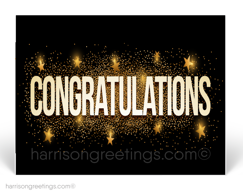 Congratulations Postcards for Business Professionals