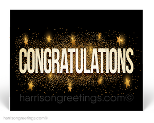 Congratulations Postcards for Business Professionals