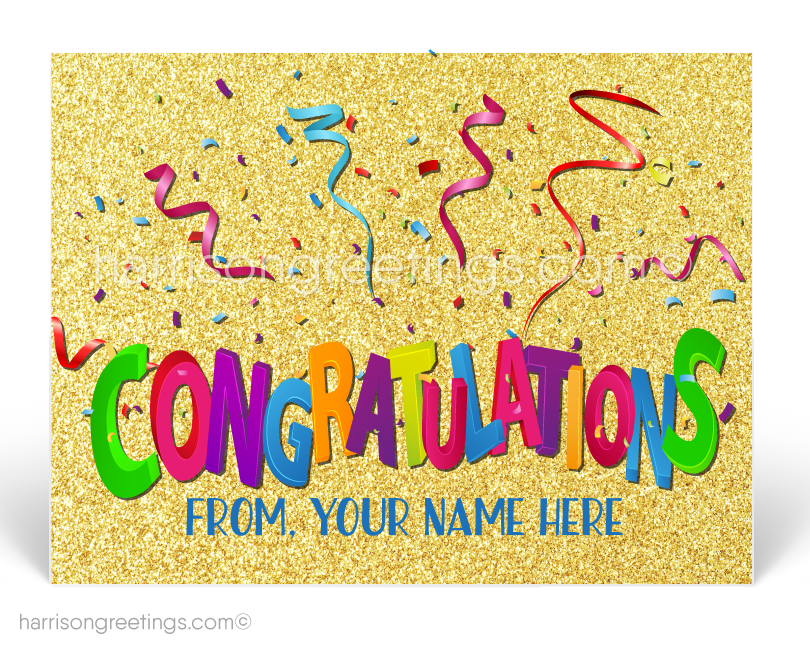 Congratulatory Congrats Postcards For Business