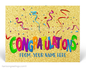 Congratulatory Congrats Postcards For Business