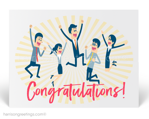 From the Office Congratulatons Business Postcards