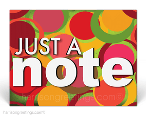 Just A Note Sales Prospecting Postcards for Business
