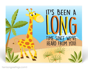 We Miss You Postcards for Business