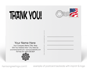 Funny Thank You Postcards for Customers