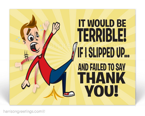 Funny Customer Thank You Postcards