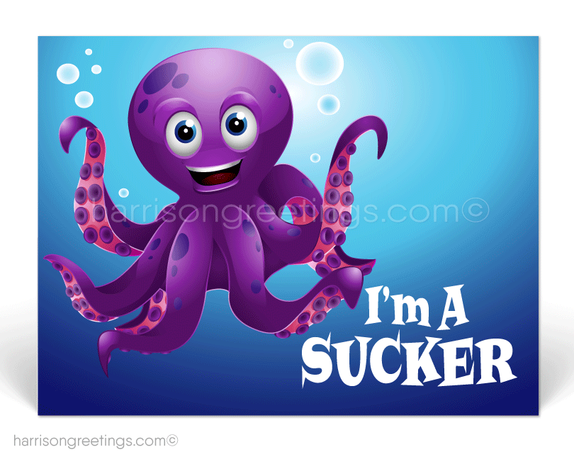 Humorous Business Cartoon Thank You Postcards for Clients