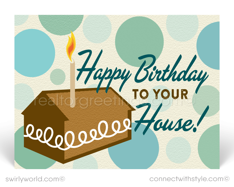 happy birthday to your house home anniversary cards