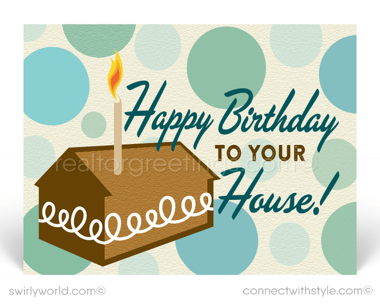 happy birthday to your house home anniversary cards