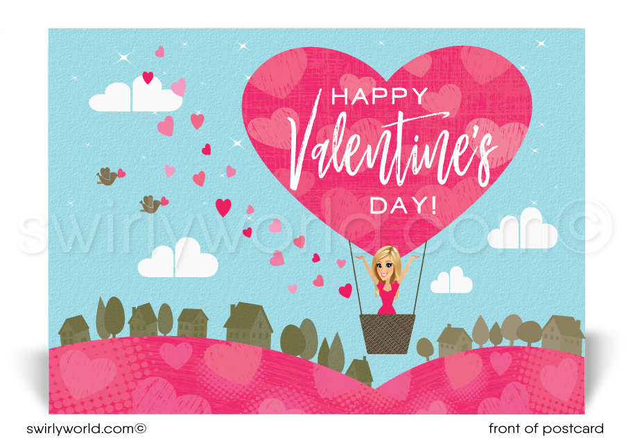 Unique Happy Valentine's Day Postcards for Realtors